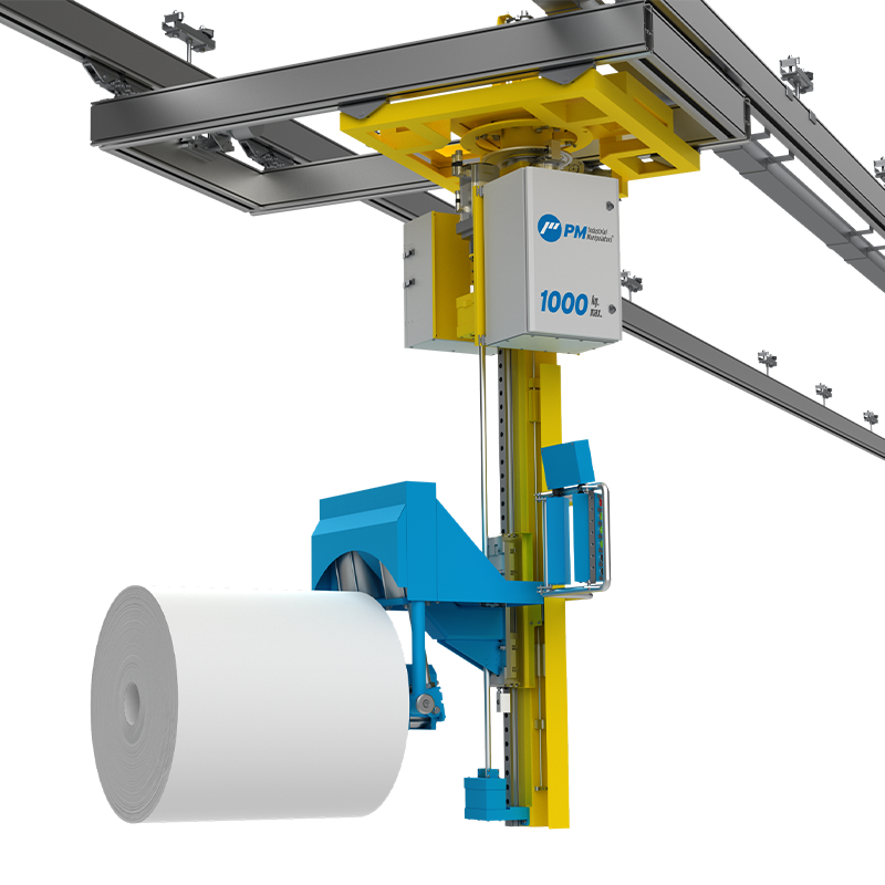 Reel Master Reel and Roll Handling Manipulator