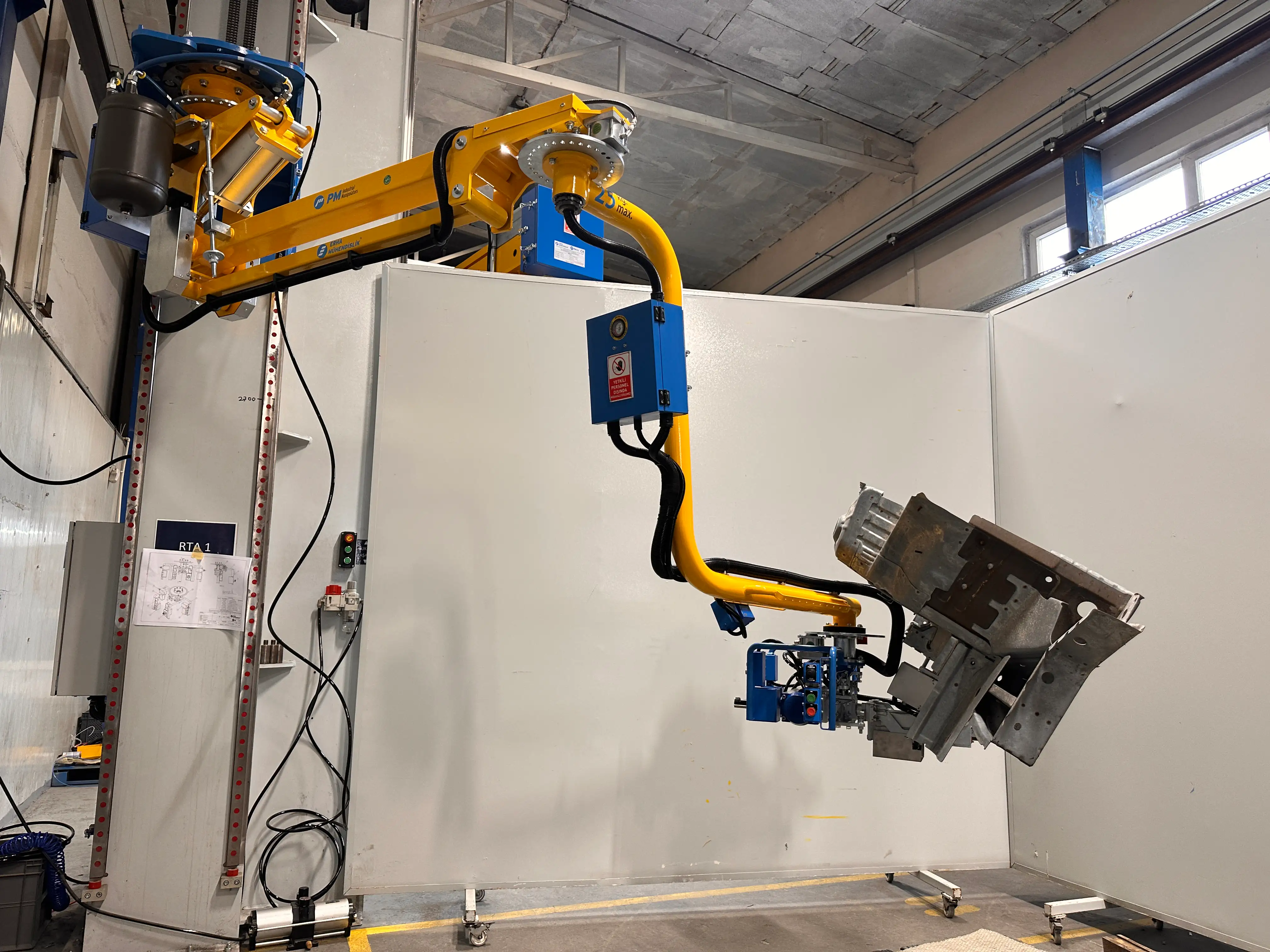 BPM industrial manipulator applications in automotive metal glass and logistics production
